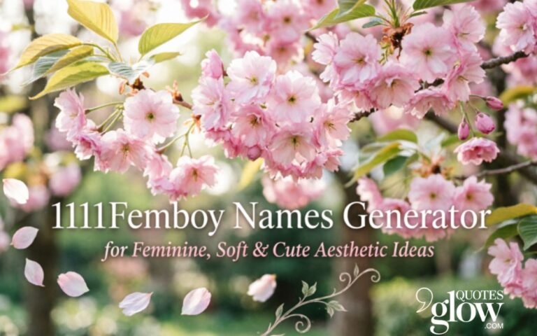 1111Femboy Names Generator for Feminine, Soft & Cute Aesthetic Ideas