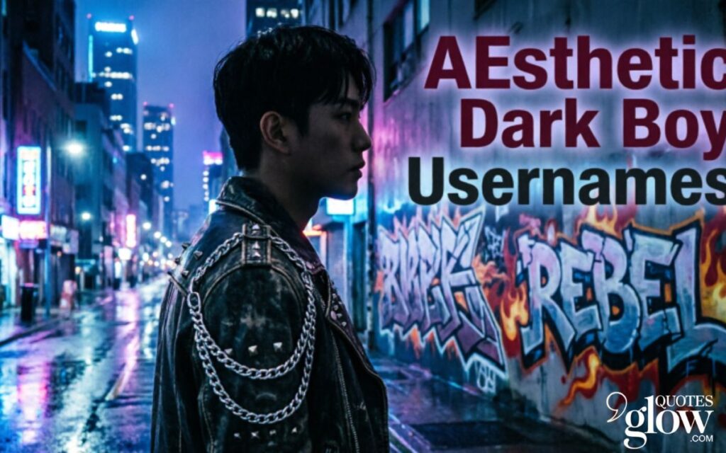 Aesthetic Dark Boy Usernames