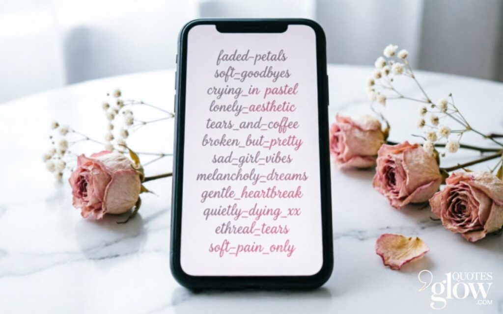 Aesthetic Sad Usernames