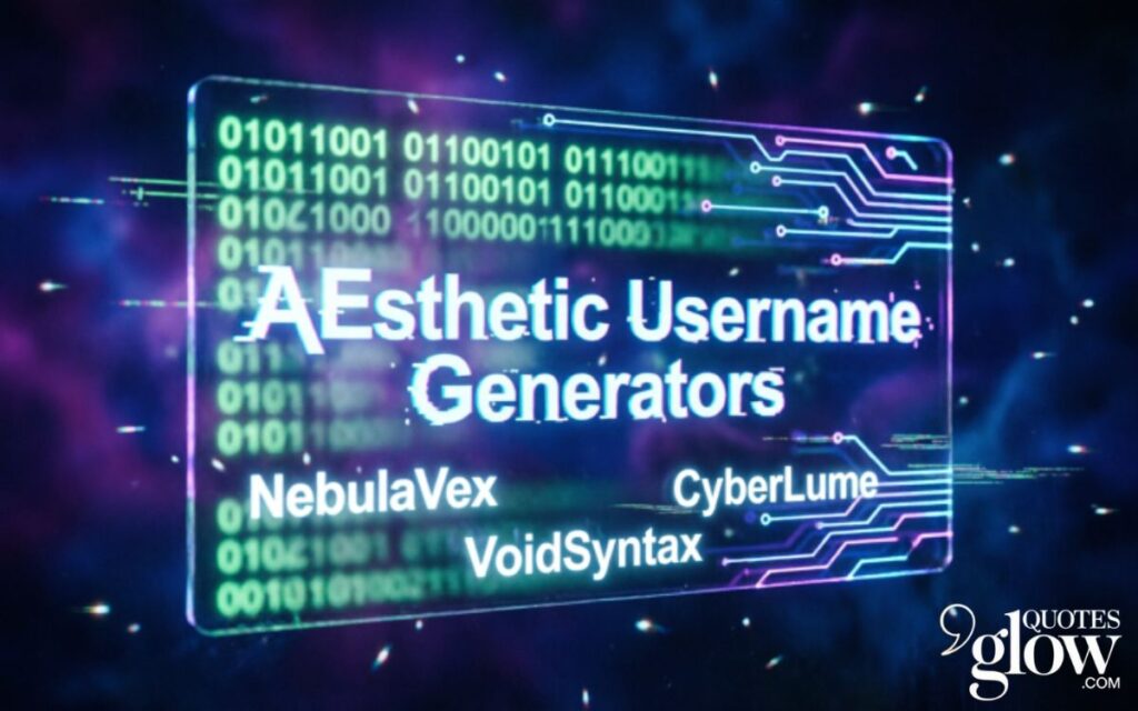 Aesthetic Username Generators