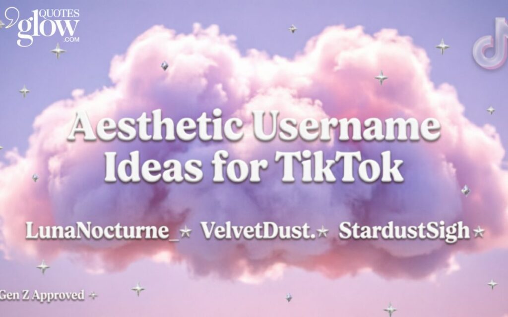 Aesthetic Username Ideas for TikTok
