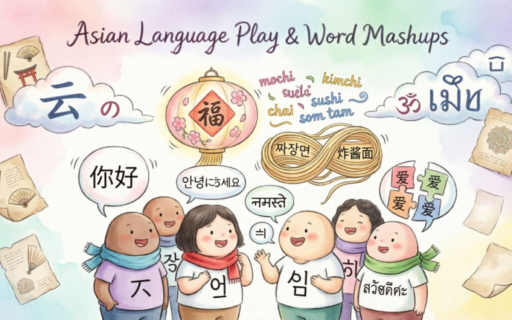 Asian Language Play & Word Mashups