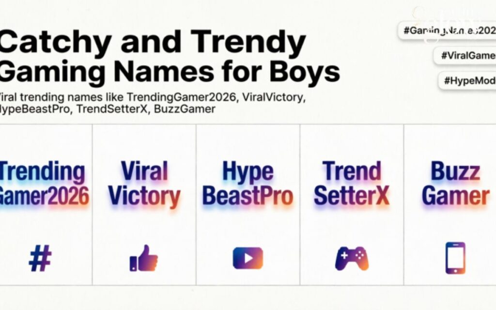 Catchy and Trendy Gaming Names for Boys