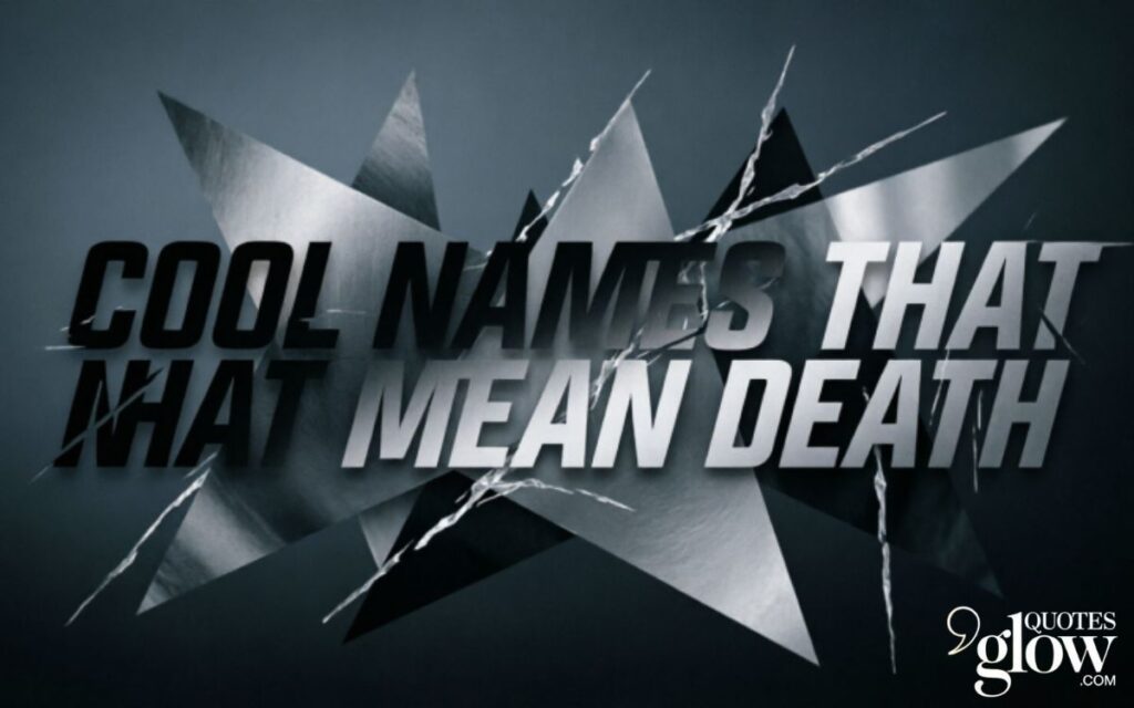 Cool Last Names That Mean Death