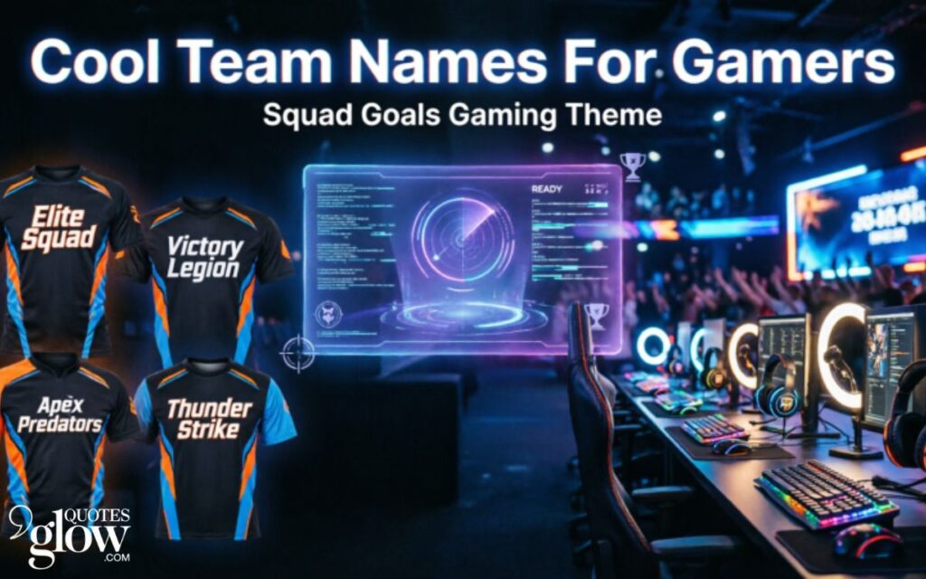 Cool Team Names For Gamers