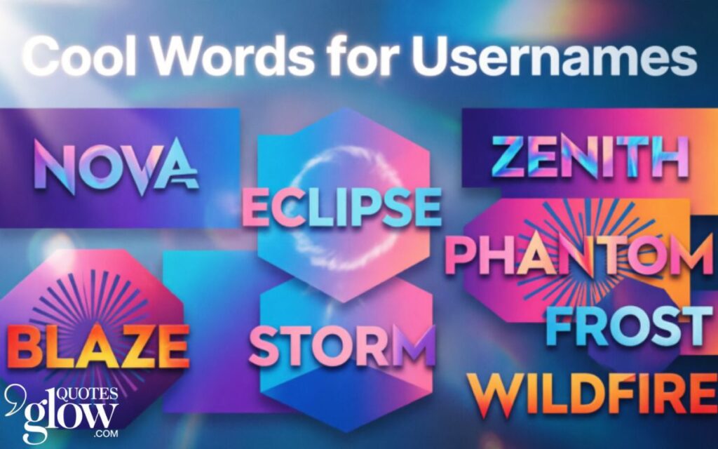 Cool Words for Usernames