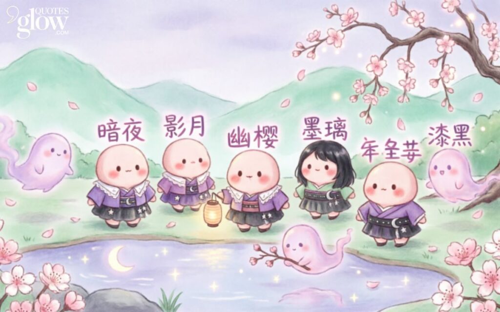 Cute Japanese Names That Mean Dark
