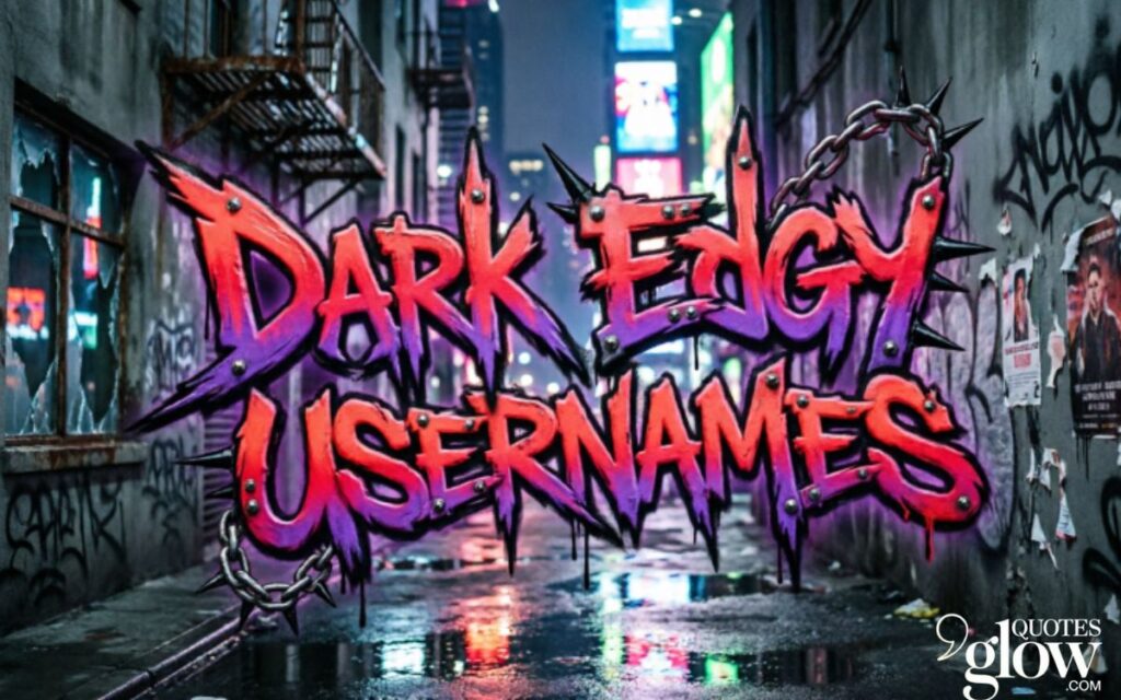 Dark Edgy Usernames