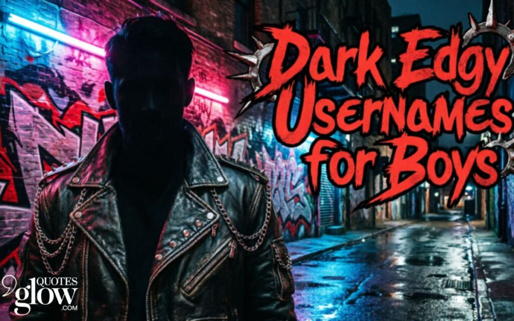 Dark Edgy Usernames for Boys
