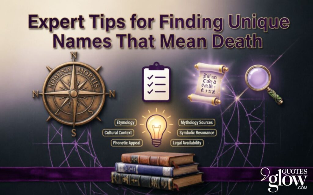 Expert Tips for Finding Unique Names That Mean Death