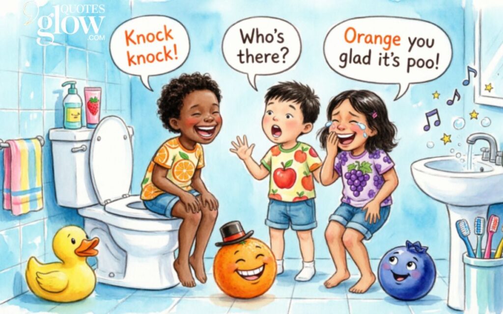 Food Inspired Poo Knock Knock Jokes 🍽️