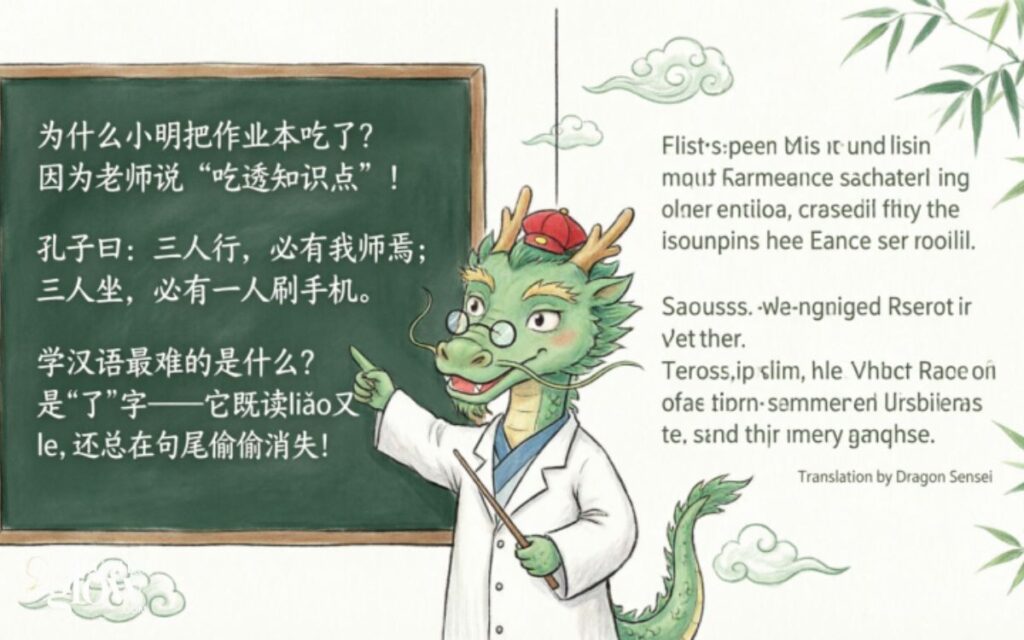 Funny Chinese Jokes in Chinese (With Translation)