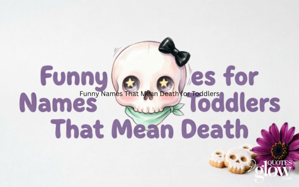 Funny Names That Mean Death for Toddlers