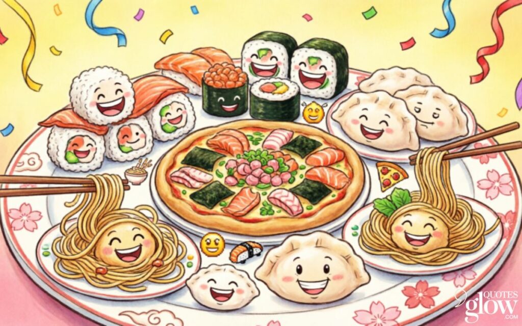 Funny Sushi Noodle and Rice Jokes