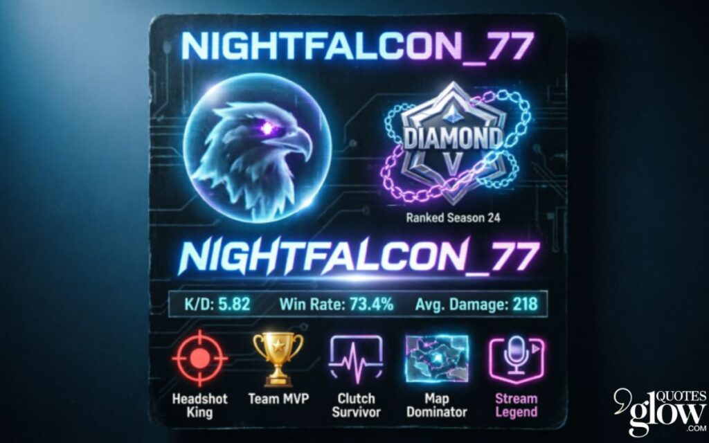 Game Name Card