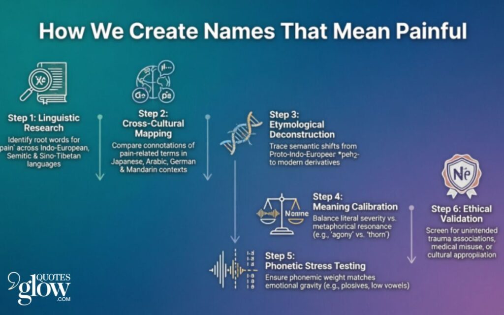How We Create Names That Mean Painful (Step-by-Step Process)
