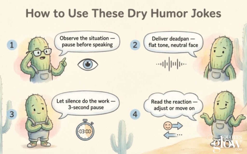 How to Use These Dry Humor Jokes