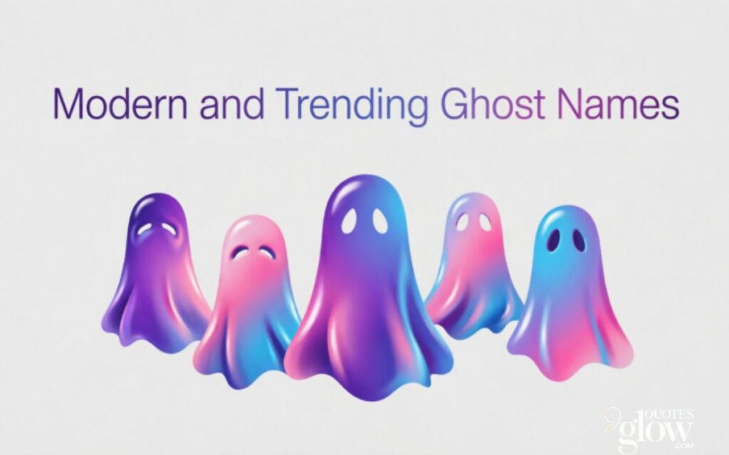 Modern and Trending Names With Ghost Style