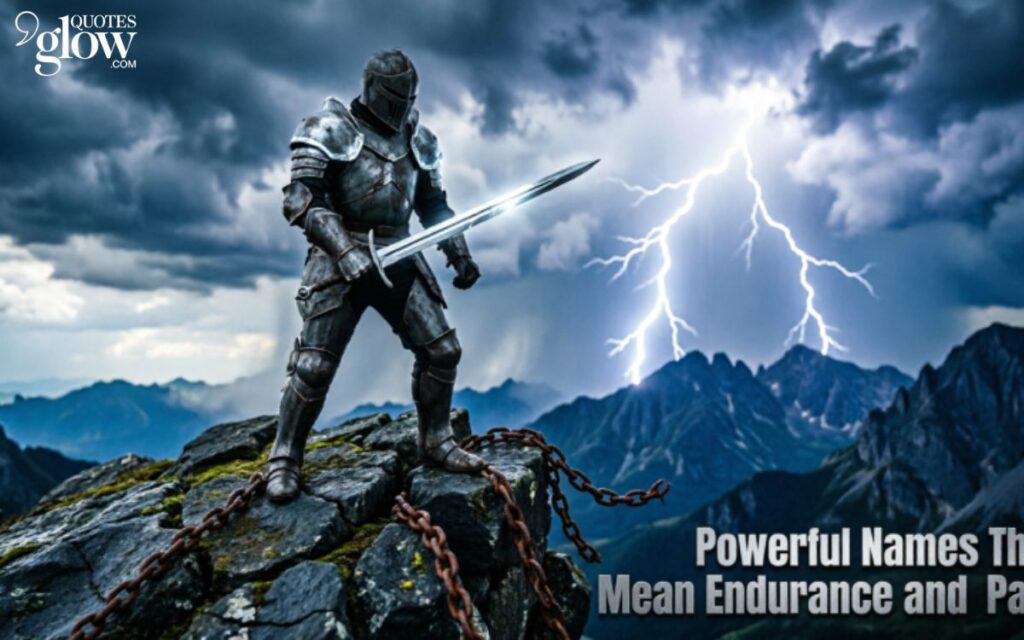 Powerful Names That Mean Endurance and Pain