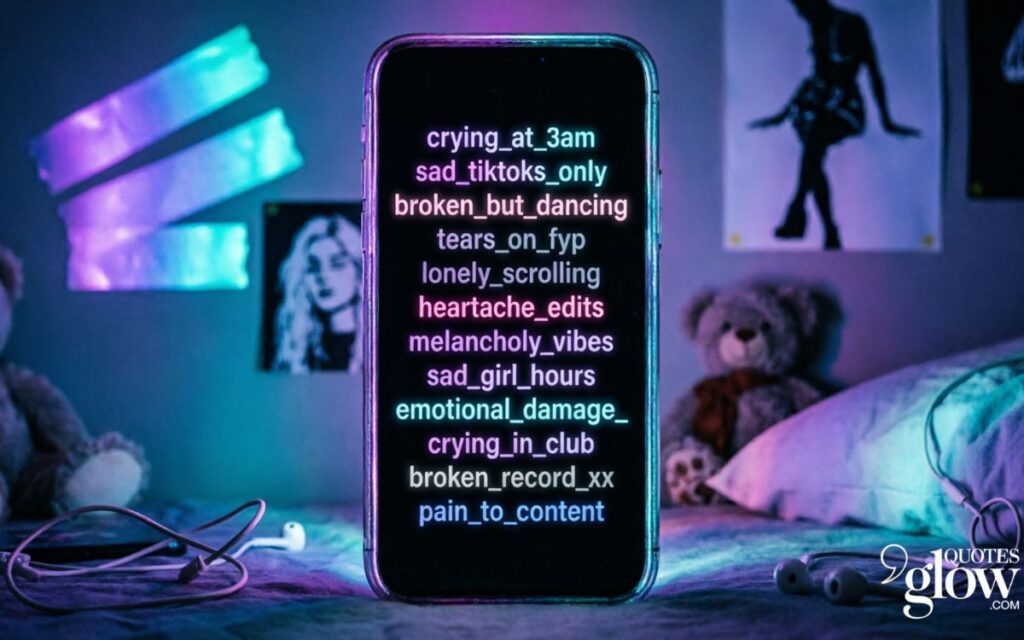 Sad Usernames for TikTok