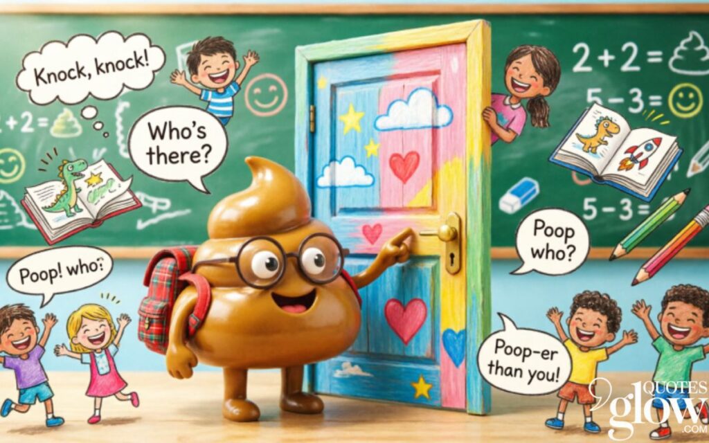 School and Kids Poo Knock Knock Jokes 