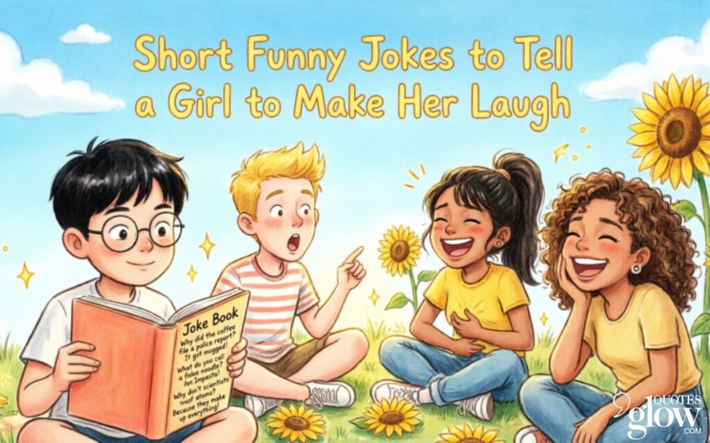Short Funny Jokes to Tell a Girl to Make Her Laugh