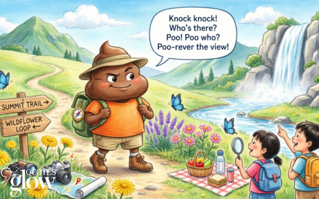 Travel and Outdoors Poo Knock Knock Jokes