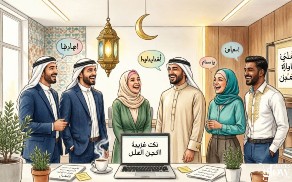 Work and Office Arabic Jokes