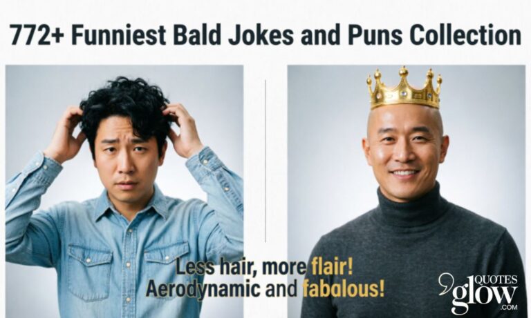 772+Funniest Bald Jokes and Puns Collection