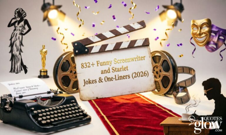 832+ Funny Screenwriter and Starlet Jokes & One-Liners (2026)