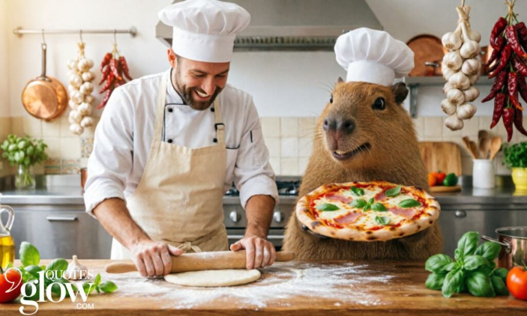 Food-Inspired Capybara Puns
