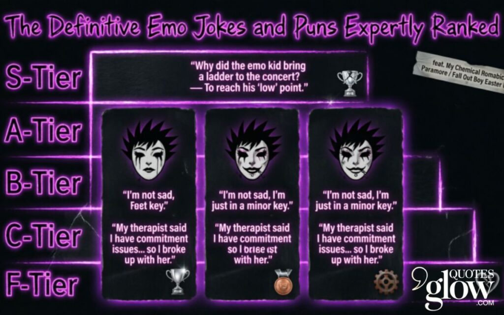 The Definitive Emo Jokes and Puns Expertly Ranked