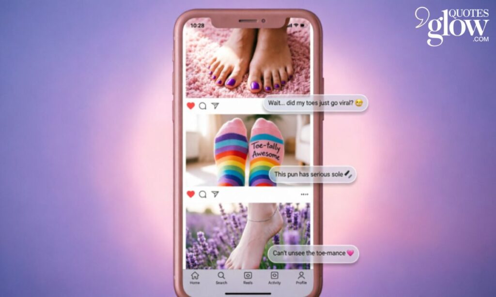 Toe Puns for Instagram