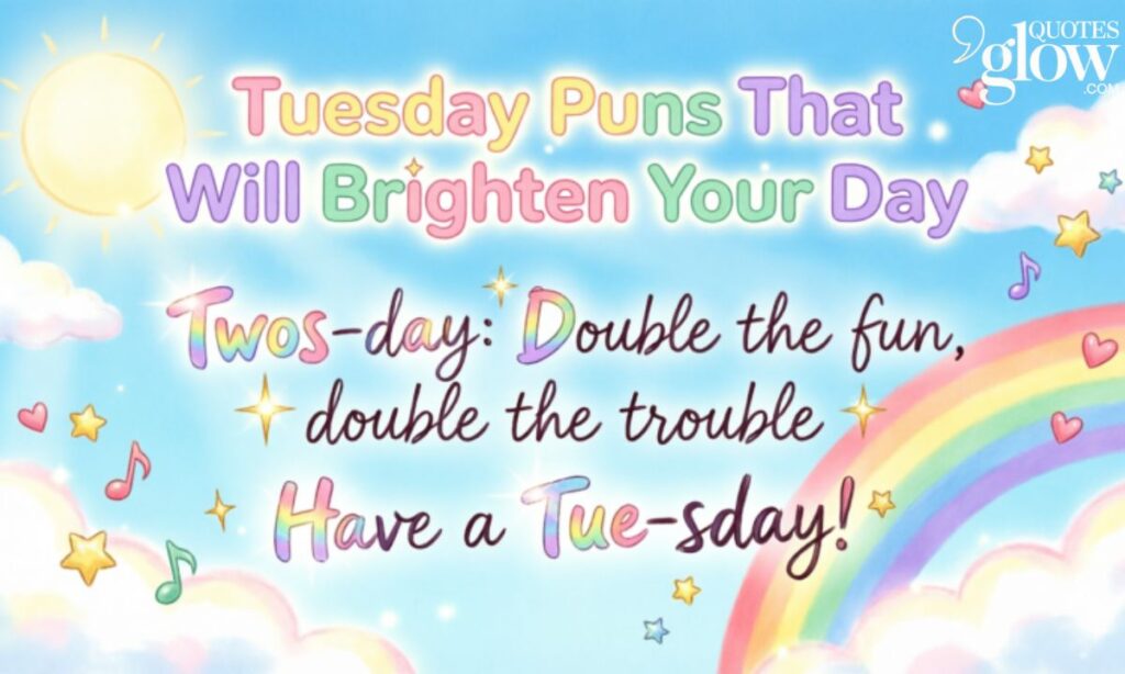 Tuesday Puns That Will Brighten Your Day