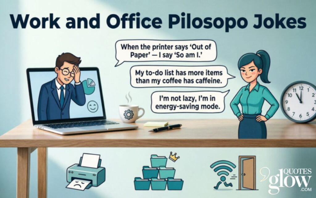 Work and Office Pilosopo Jokes